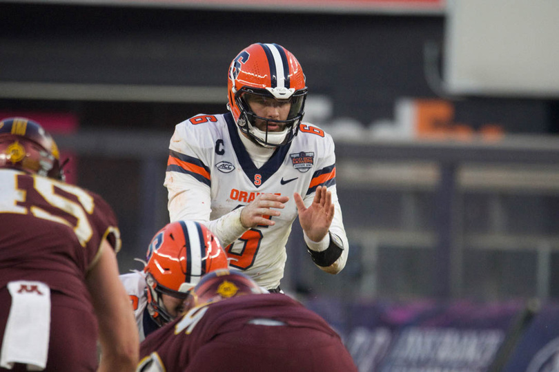 A pick-6, 75-yard kickoff return highlight Syracuse&#8217;s mistakes in Pinstripe Bowl defeat