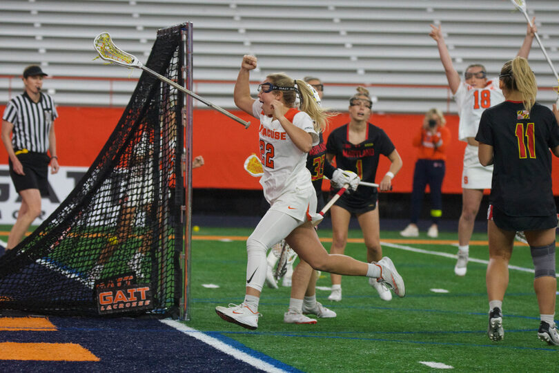 Observations from SU&#8217;s win: Delaney Sweitzer, Meaghan Tyrrell enjoy career games