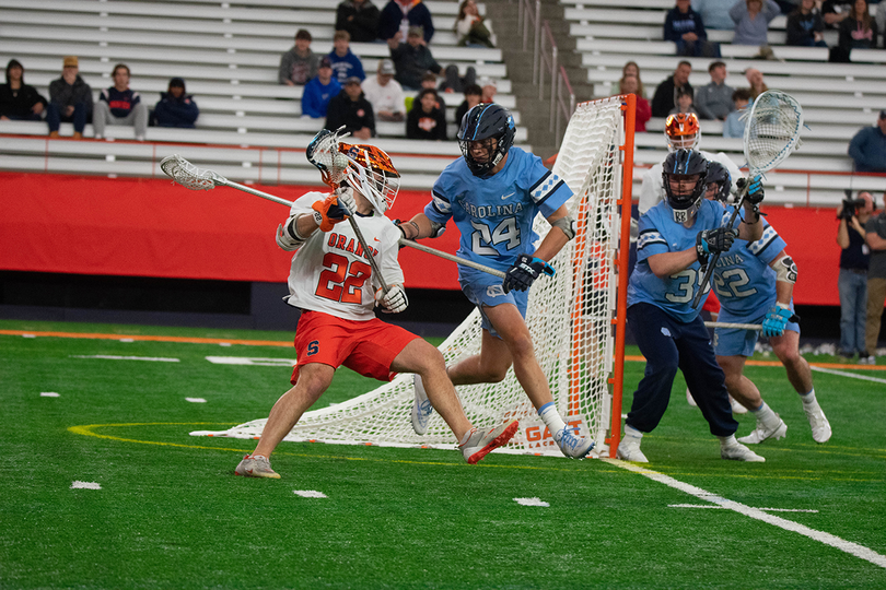 No. 19 Syracuse gives up most goals of the season in 19-13 loss to No. 12 North Carolina