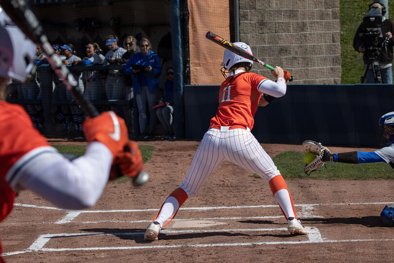 Angel Jasso &#8216;lives at the gym.&#8217; It has made her one of SU&#8217;s best power hitters