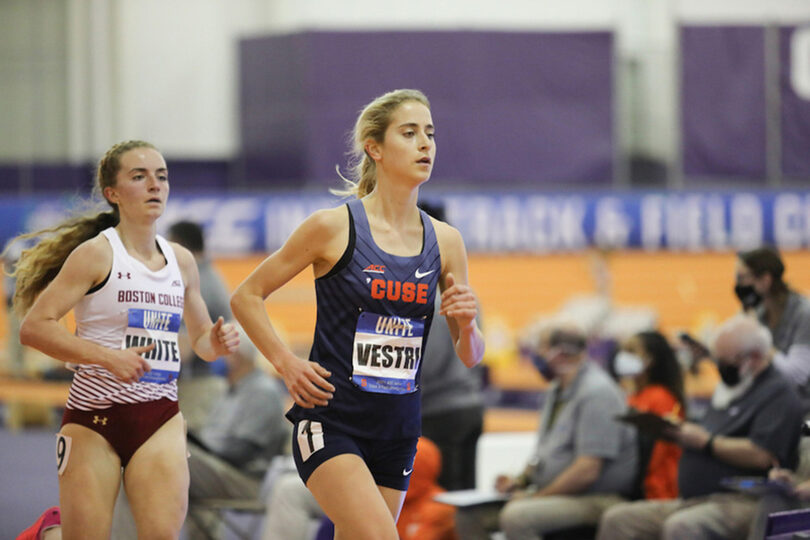 Jaheem Hayles, Amanda Vestri both earn First Team All-American honors at indoor championships