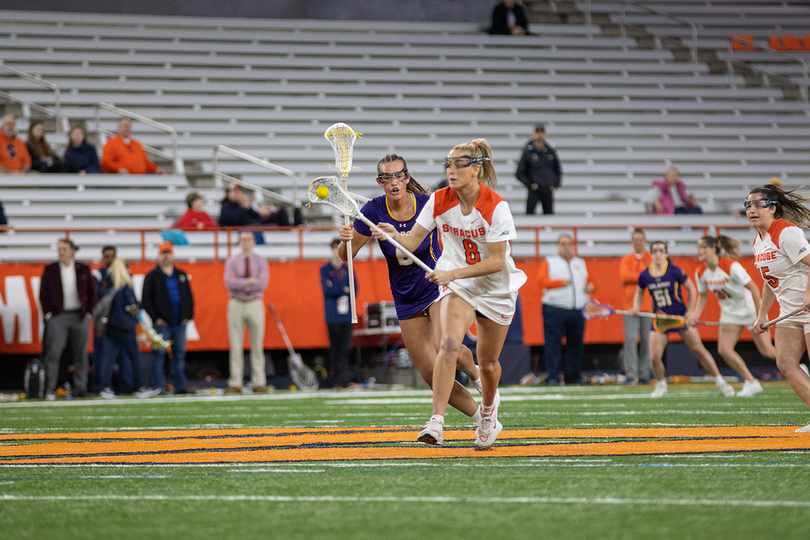 Syracuse draw control specialist Kate Mashewske ruled out for the year with lower body injury