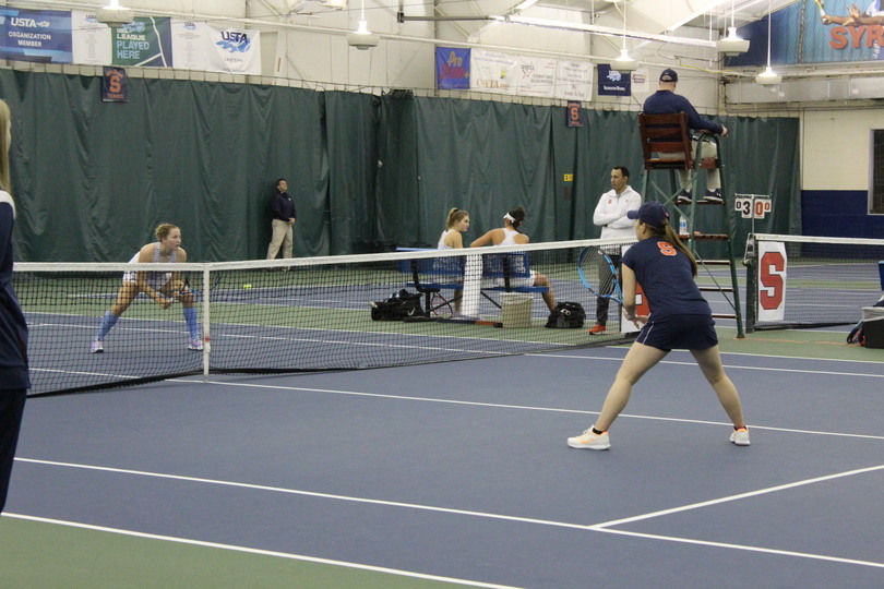 Watch: &#8216;We know our goals.&#8217; Here&#8217;s an inside look at Syracuse tennis amid its 11-7 record