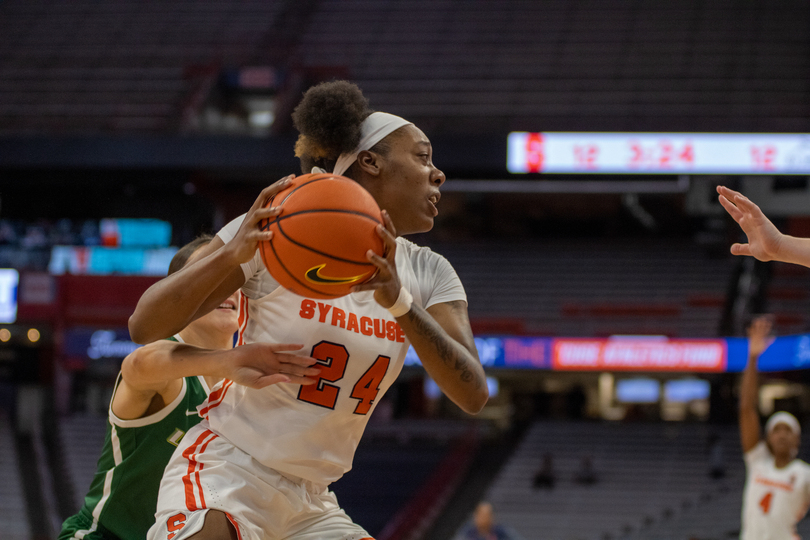 Syracuse forward Dariauna Lewis declares for WNBA draft