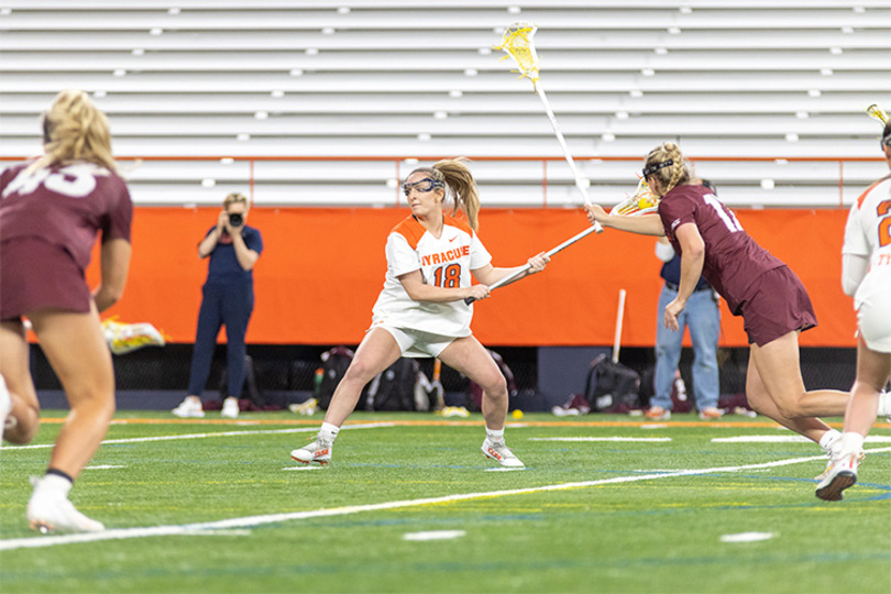 Tyrrell sisters steer SU back to dominance in 25-8 win against Johns Hopkins