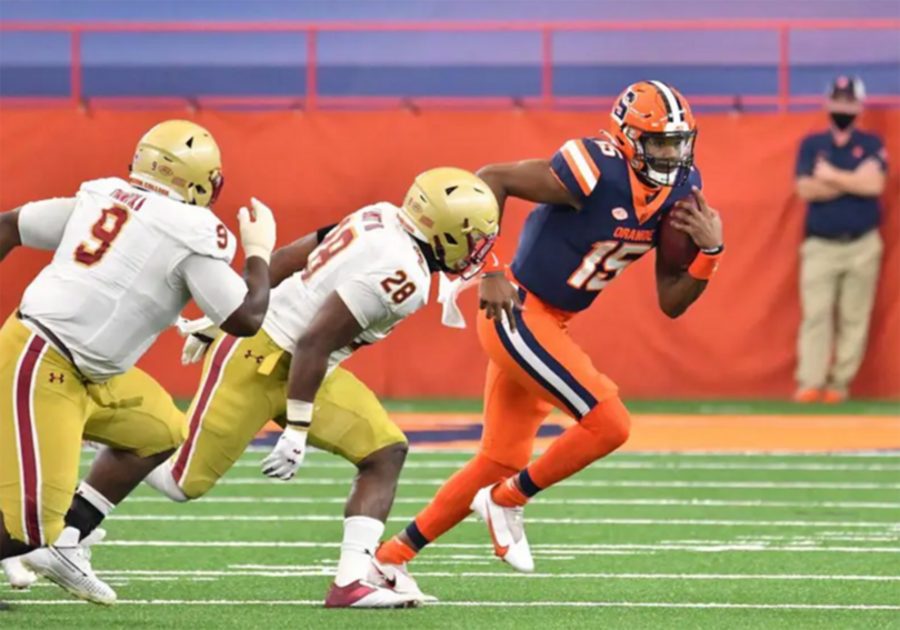 Former Syracuse QB JaCobian Morgan commits to Jackson State