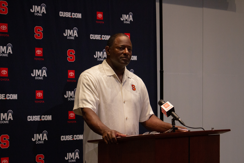 Dino Babers talks LeQuint Allen, new coaches ahead of season-opener