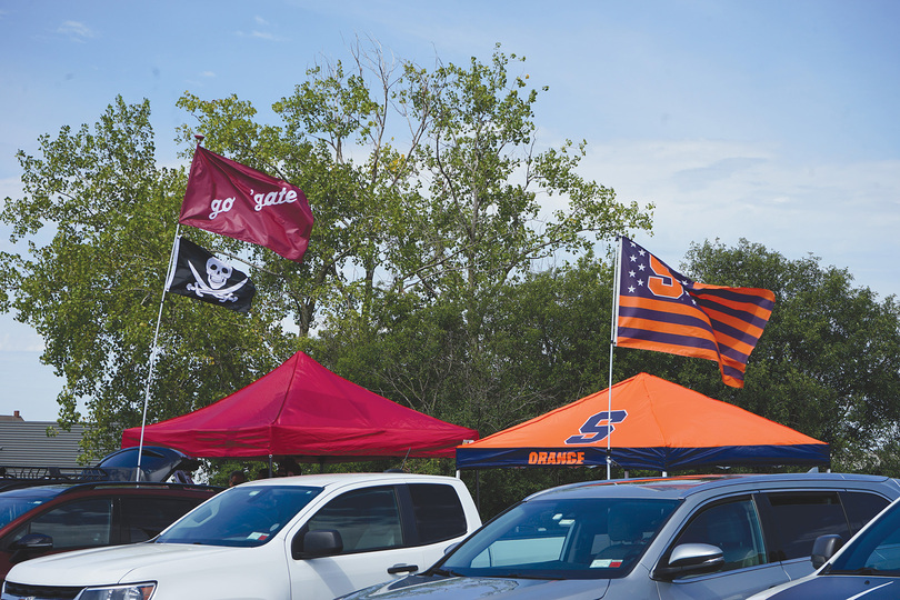 Colgate fans take over Skytop before football game