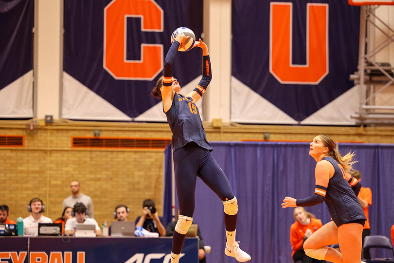 SU drops 3 straight sets against Iowa in home opener