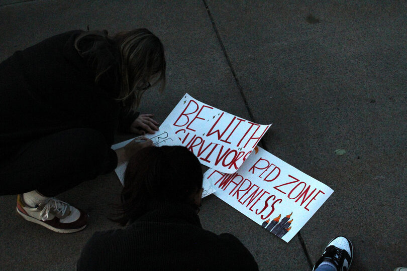 Be With Survivors SU holds vigil to raise Red-Zone awareness