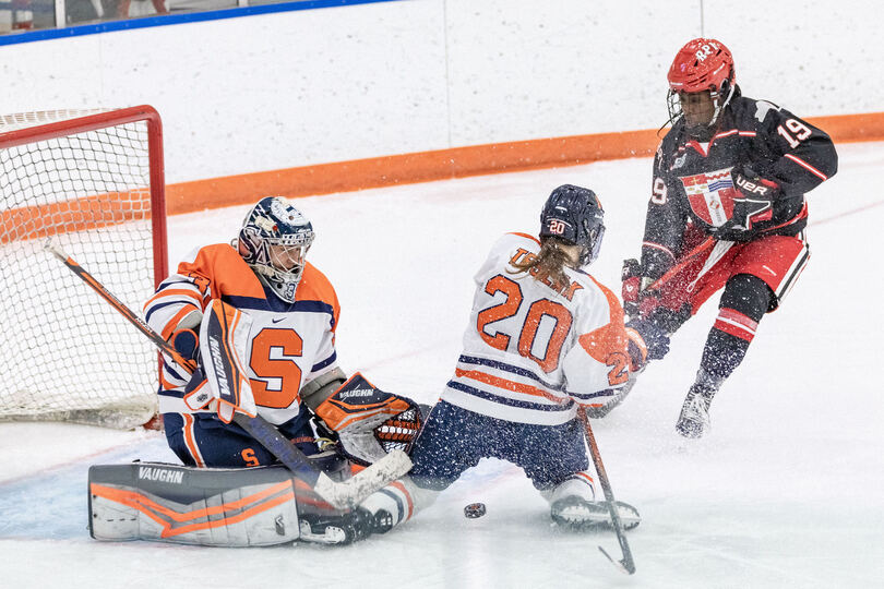 Rachel Teslak scores 2 goals in 4-4 tie with Boston University