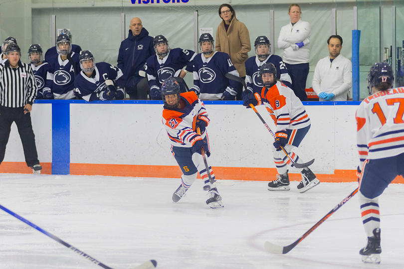 No. 15 Penn State scores 4 goals in 3rd period to defeat Syracuse 6-2