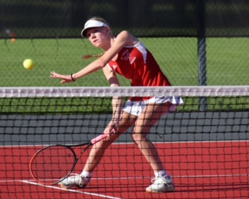 Ayla Kalfass is excelling on the tennis court early in her Baldwinsville career