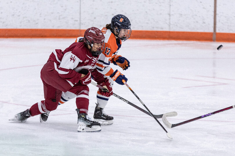 Syracuse struggles to keep up with No. 4 Colgate’s skating in 9-0 loss