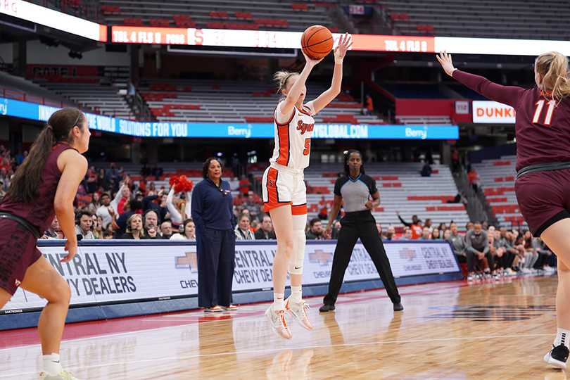 SU struggles to adjust to zone, shoots 33.3% in 75-62 loss to Virginia Tech