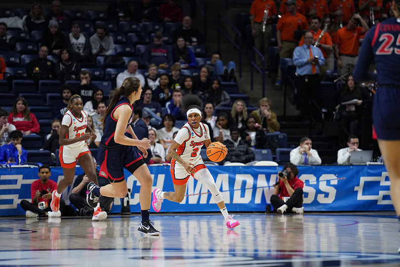 Dyaisha Fair’s 4th quarter heroics lead SU past Arizona 74-69 in 1st round of NCAA Tournament