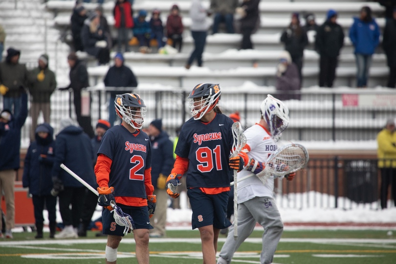 Observations from, No. 6 SU’s 13-7 win over Hobart: Deere’s appearance, longpoles&#8217; offense