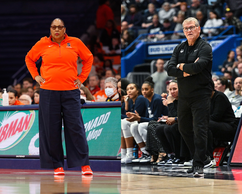 Geno Auriemma recruited Felisha Legette-Jack out of high school. Now, they face in the NCAA Tournament for the 2nd time.