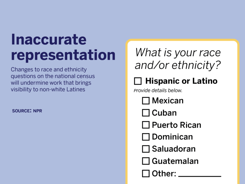 Combining race, ethnicity on U.S. Census will lead to systematic erasure