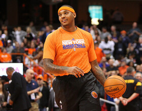 Gallery: Carmelo Anthony returns to the Carrier Dome with the New York Knicks