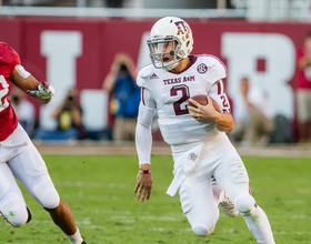 Texas A&M breaks policy, allows star freshman quarterback Manziel to address the media