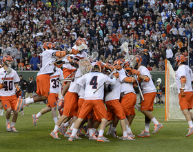 DEVILS MAY CARE: Syracuse rallies to beat Denver in final four, advances to face Duke in title game