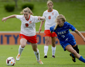 Syracuse battles back in 2nd half to tie No. 18 Duke