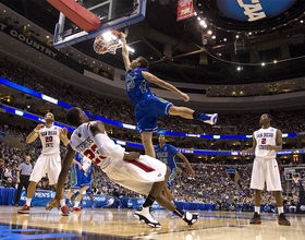 Dunk party: 'Mayor' Fieler, Florida Gulf Coast return for 2nd term