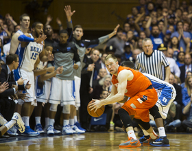 Cooney, Ennis struggle against defensively savvy Duke guards in loss