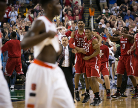 EARLY EXIT: Syracuse misses 6 shots on final possession, falls to N.C. State in quarterfinals of ACC tournament