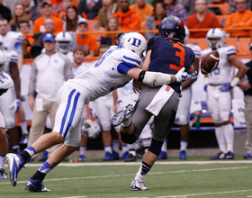 Wilson, Kimble split time at quarterback, can't keep up in Syracuse's loss to Duke