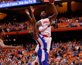 Syracuse pulls away from Hampton 65-47 after uneven performance