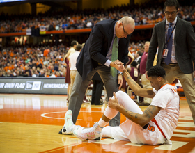 McCullough doesn't return after 1st-half injury, will be re-evaluated Monday