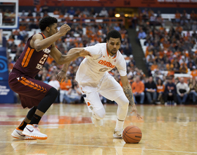 Gbinije hits game-winner with one-tenth of a second left against Virginia Tech, lifts Syracuse to 72-70 win