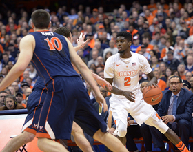 B.J. Johnson scores only 3 points in 1st conference start for Syracuse 