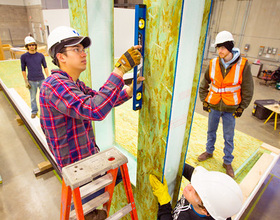 SUNY-ESF students collaborate to design, build highly efficient solar house for solar decathlon