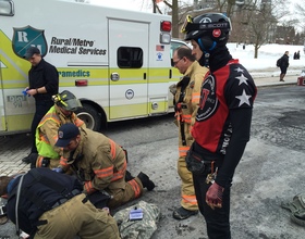 Girl bloody but alert after being hit by Jimmy John's deliveryman on bike