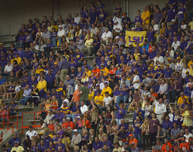 LSU fans turn out in force for game at Syracuse