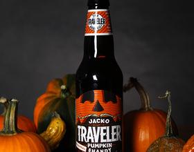 Jack-O Traveler Shandy pumpkin ale has surprisingly sweet flavor