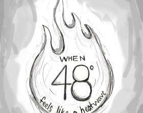 48-degree heatwave