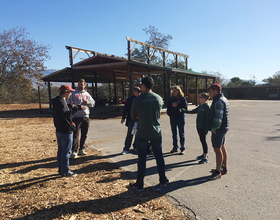 Santa Clara University students participate in tiny house building competition