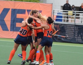 Lies Lagerweij scores winning goal as Syracuse field hockey squeaks past Louisville, 2-1, in overtime