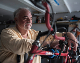 Syracuse local brings cheer to underserved communities with refurbished bicycles