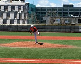 Club baseball pitcher Matt Neumann battles with recovery from Tommy John surgery