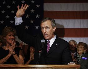 Rep. John Katko heads to polls to cast his vote