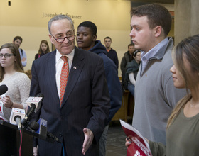 Senate Democrats elect NY's Chuck Schumer as Senate minority leader