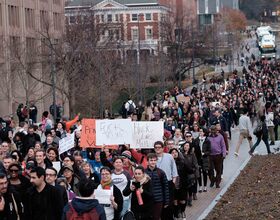 Scenes from around the country as students stage 'sanctuary campus' walk outs