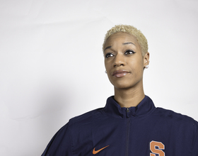 <span class="header1">A DAY'S</span> <span class="header2">WORK</span> <h2>Once lanky and awkward, Briana Day has emerged as the centerpiece of Syracuse’s frontcourt</h2>