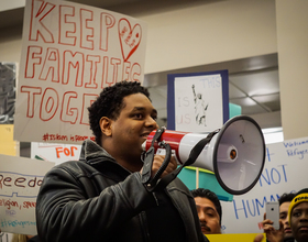 Gallery: Hundreds protest Trump's executive order at Syracuse airport