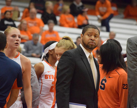 Cedric Solice draws from experiences in NBA D-League to become do-it-all type for Syracuse women's basketball